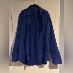 Men's Classic Blue Shirt Jacket